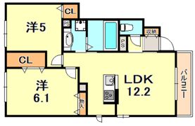 パークサイド歌敷山の間取り画像