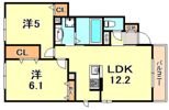 パークサイド歌敷山の間取り画像
