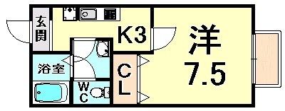 ユニティー塚口の間取り画像
