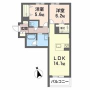 ハワード コートの間取り画像