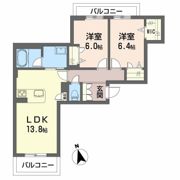 ハワード コートの間取り画像