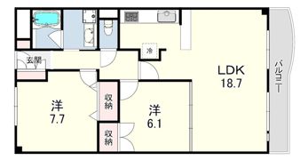 芦屋パインリッチの間取り画像