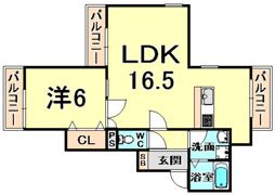 インペリアル砂山の間取り画像