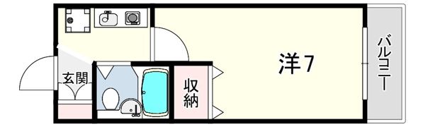 エスコートパレスの間取り画像