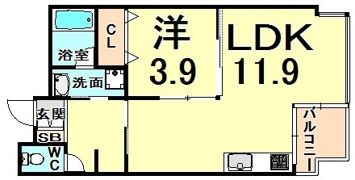 伊丹くれたけビルの間取り画像