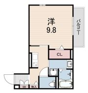 ペルスネージュ岡田の間取り画像