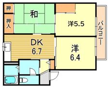 グリーンハイツ橘 C棟の間取り画像