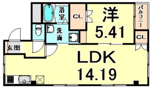 サンハイツの間取り画像