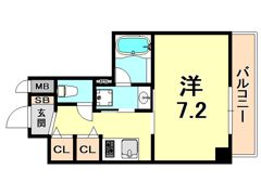ブランTAT西宮本町2の間取り画像