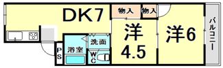 ルー・エーベル誠の間取り画像