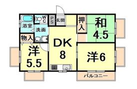 ロイヤル東園田の間取り画像