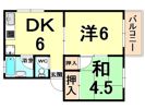 近松ハイツの間取り画像