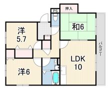 ヴィーブル芦屋の間取り画像