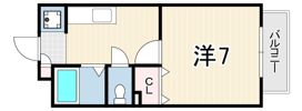 グローリー1番館の間取り画像
