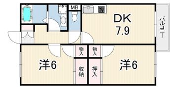 ビラ・タルミの間取り画像