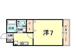 リブレメゾン甲東園エストの間取り画像