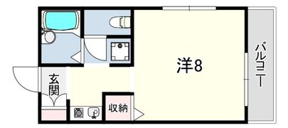 サニーハウスアカシの間取り画像