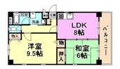 芦屋パティオの間取り画像