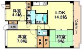 シャムロックコート西岡本の間取り画像