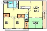 グランディア東灘の間取り画像