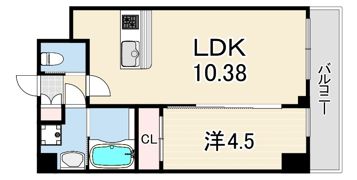 プレジオ武庫川ASIANの間取り画像