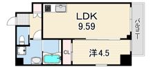 プレジオ武庫川ASIANの間取り画像