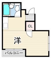 マンション福田の間取り画像