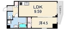 プレジオ武庫川ASIANの間取り画像
