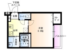 フジパレス西宮段上町の間取り画像