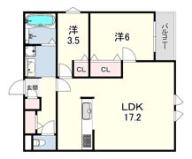 リブレメゾン花園町1の間取り画像
