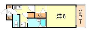 バッハレジデンス神戸ウェストの間取り画像