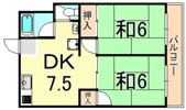巽マンションの間取り画像