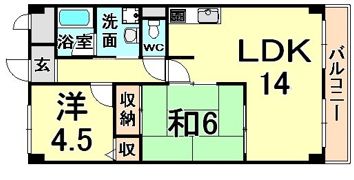 フォワイエ セレストの間取り画像