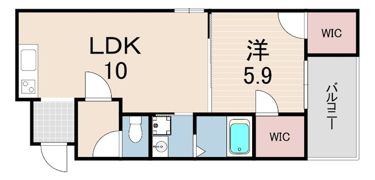 フジパレス ヴェールの間取り画像