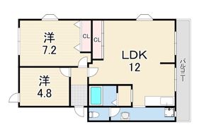 木津山ハウスの間取り画像