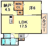 グランデュオ三宮2の間取り画像