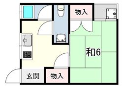 フクヤマンションの間取り画像
