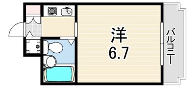 ジョイフル鳴尾の間取り画像