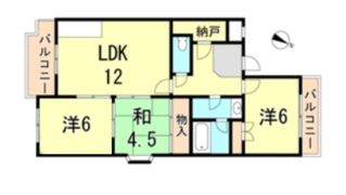 ルモンクレール枝吉の間取り画像