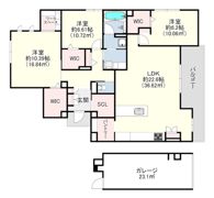 LA CASA ASHIYAGAWA BASEの間取り画像