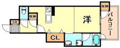プレジール三ノ宮3の間取り画像