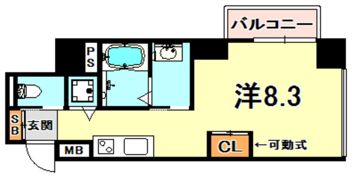 VISTA GRANDE 東灘の間取り画像