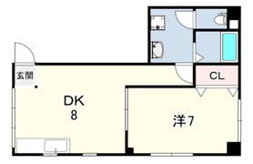 ROCKY大開の間取り画像