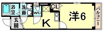クリアハイム出屋敷の間取り画像