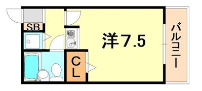 エスコートパレスの間取り画像