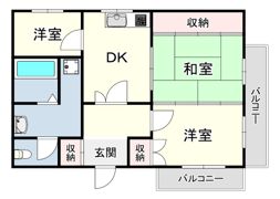 フェイバリー甲東園1・2の間取り画像