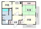 フェイバリー甲東園1・2の間取り画像