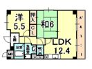 エール甲南の間取り画像