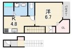 エターナルシー舞子坂の間取り画像