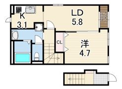 ユー ジュネスの間取り画像